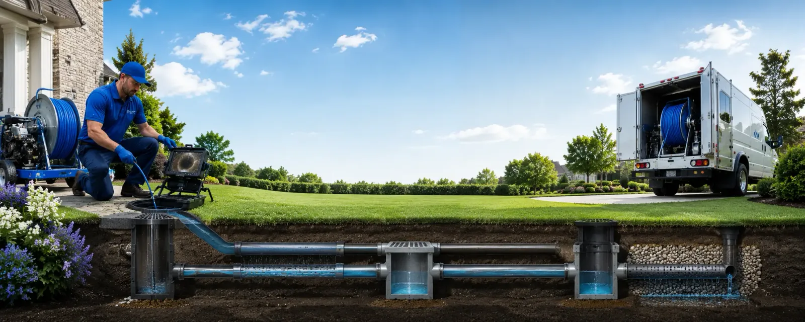 Outdoor drain cleaning information for South Lancaster, MA